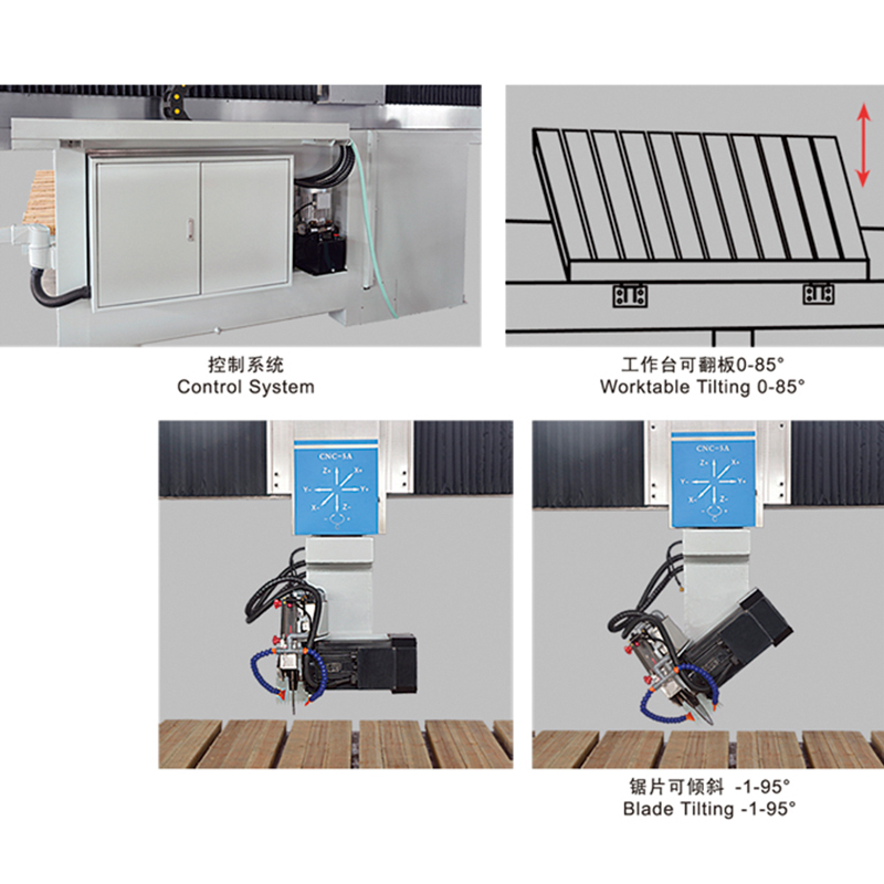 5 Axis CNC Stone Working Center